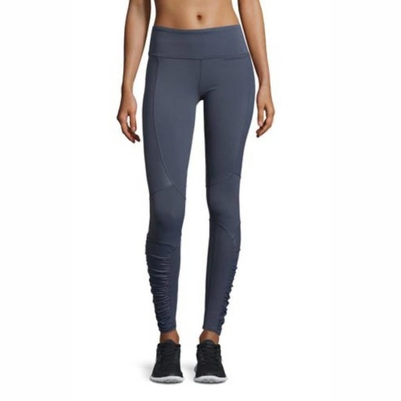 ALO Yoga Runway Ruched Paneled Performance Legging Pant in Ombré Blue - Picture 3 of 7